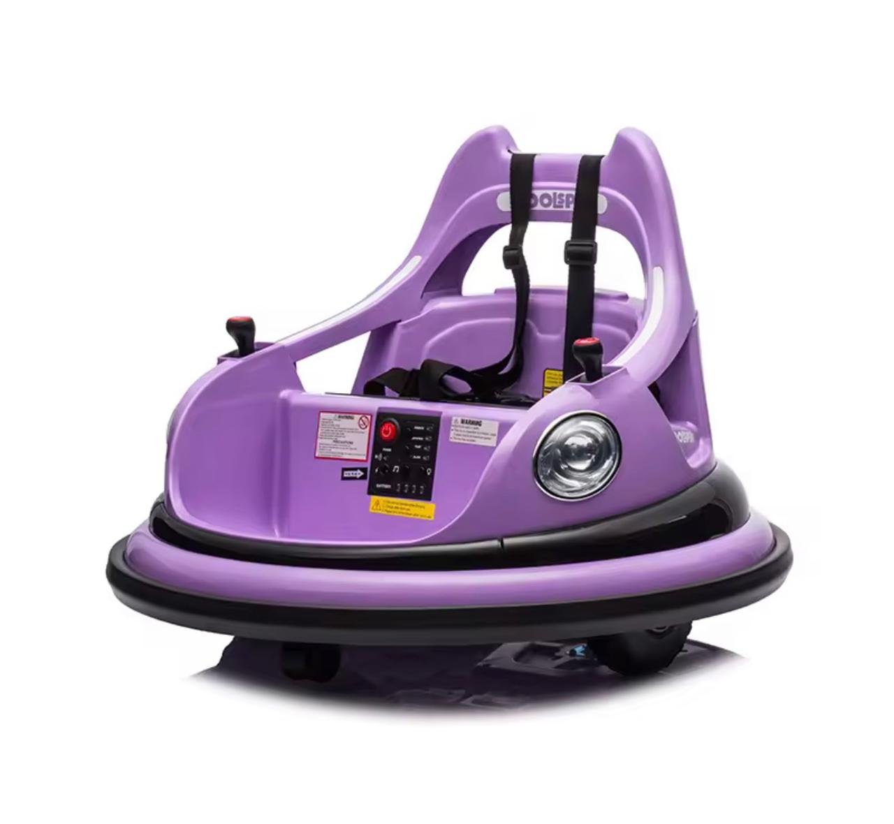 Coche de parachoques eléctrico para niñ@s pequeños juguete eléctrico 360 zona de giro