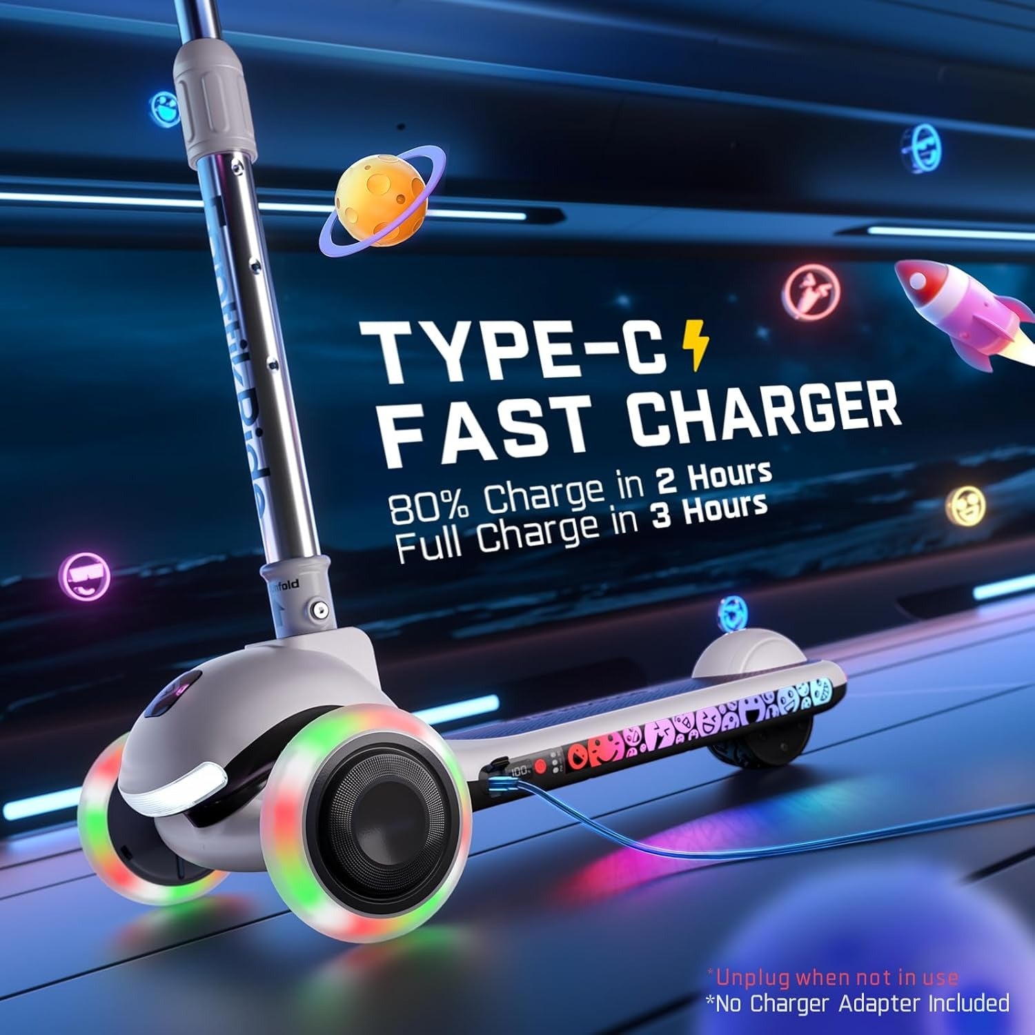 Scooter con Inteligencia Artificial para niño 2 a 7 años