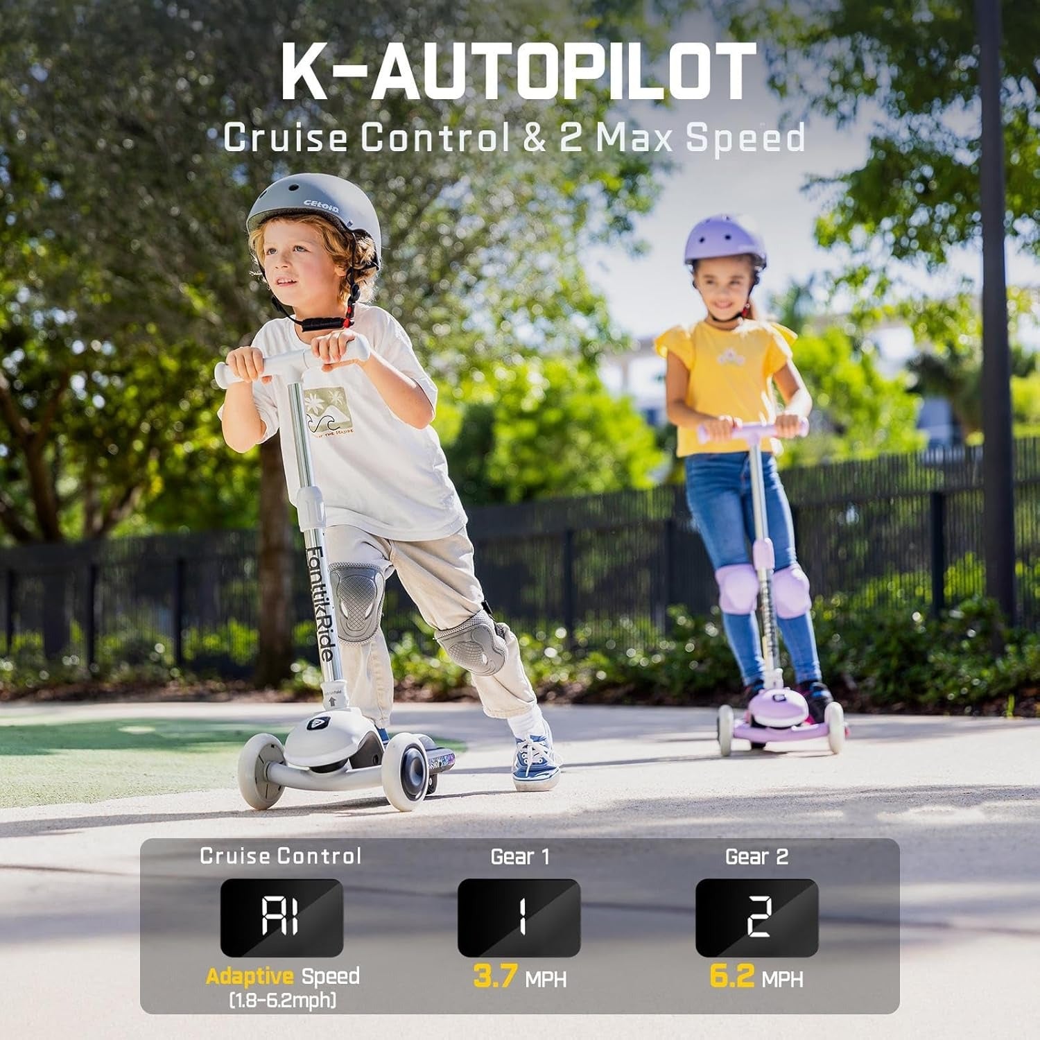 Scooter con Inteligencia Artificial para niño 2 a 7 años